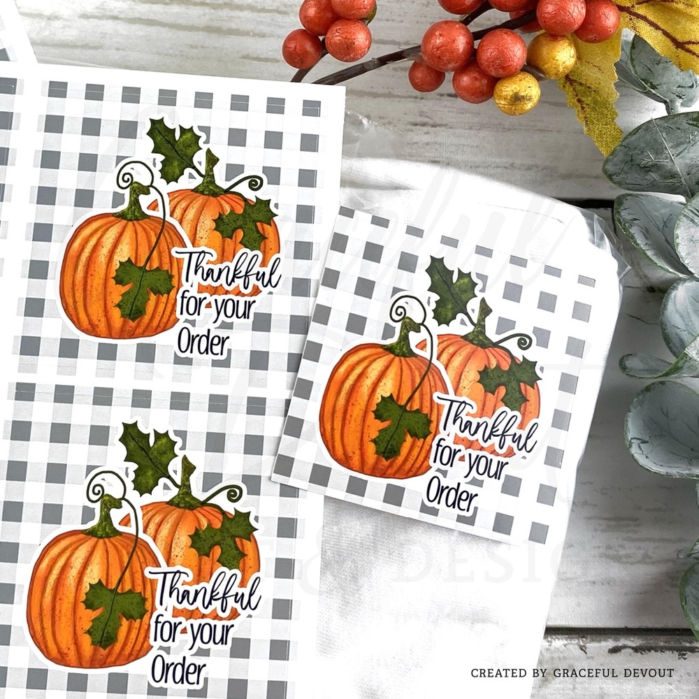 Thank For Your Order- 2" (inches) (96ct.) Stickers - Picture 4 of 5